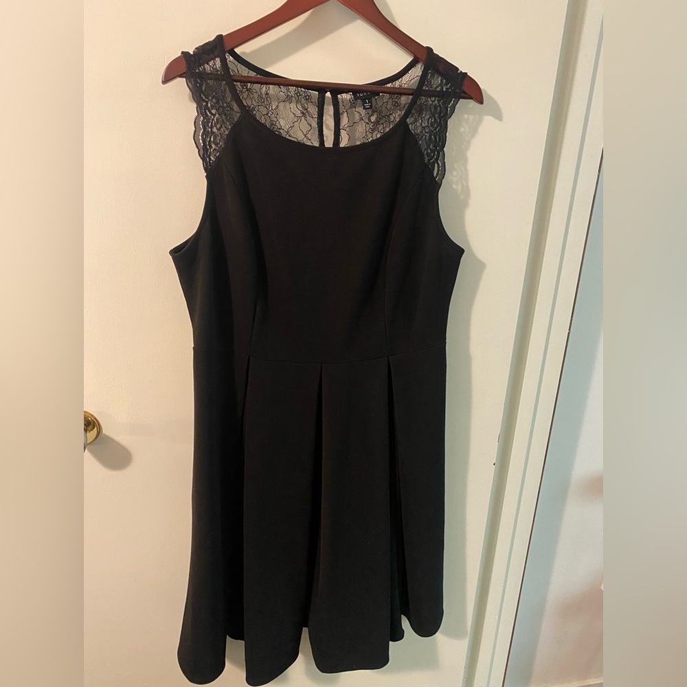 Torrid Black Lace Detail Top